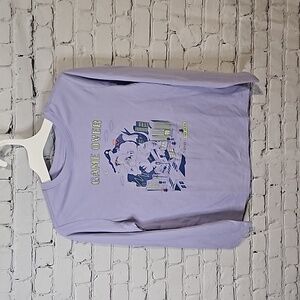 Gamer graphic long sleeve tee